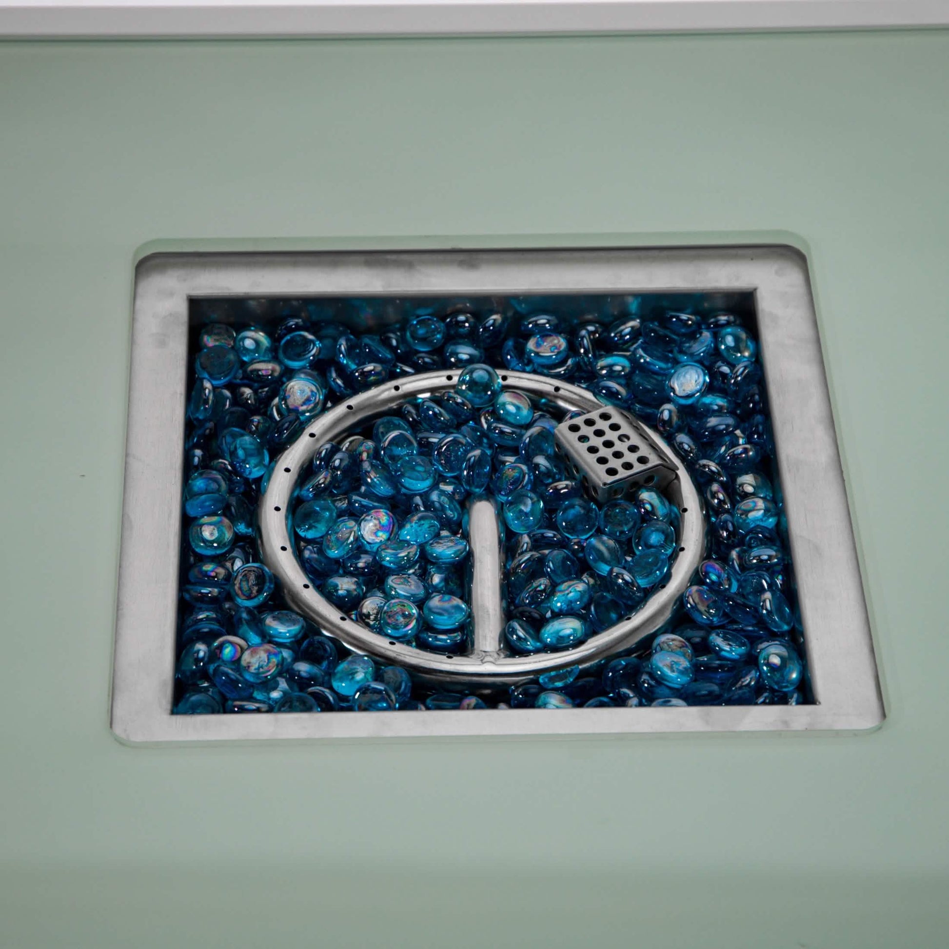 Walbrooke Aluminum Patio Conversation With Fire Pit Table & Tank Holder Coversation Set Leisuremod