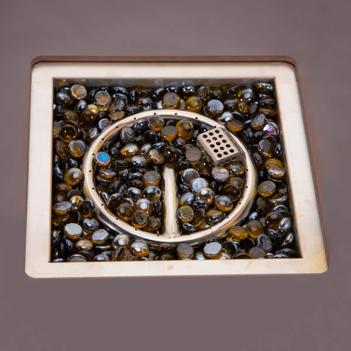 Walbrooke Aluminum Patio Conversation With Fire Pit Table & Tank Holder Coversation Set Leisuremod