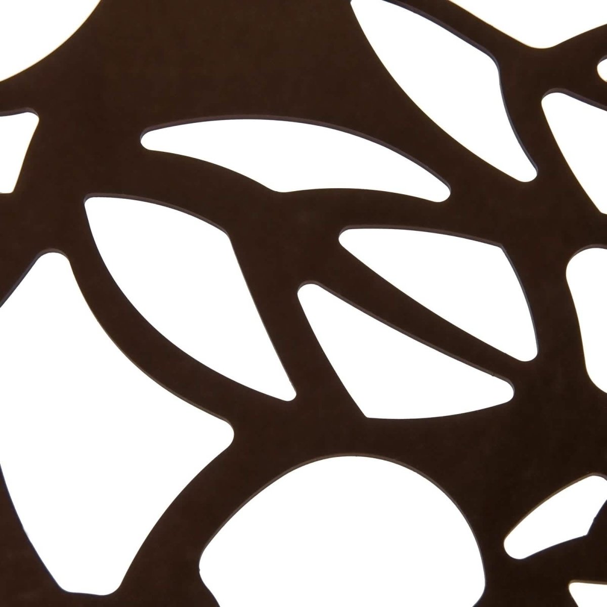 Devon Tree Design Glass Top Aluminum Base Indoor Outdoor Bistro Dining Table 31" Wide White Leisuremod