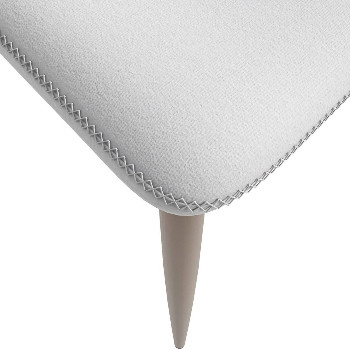 Leisuremod Dining Chair Mosaic Dining Chair Upholstered Fabric Foam Cushioned Chair with Metal Legs