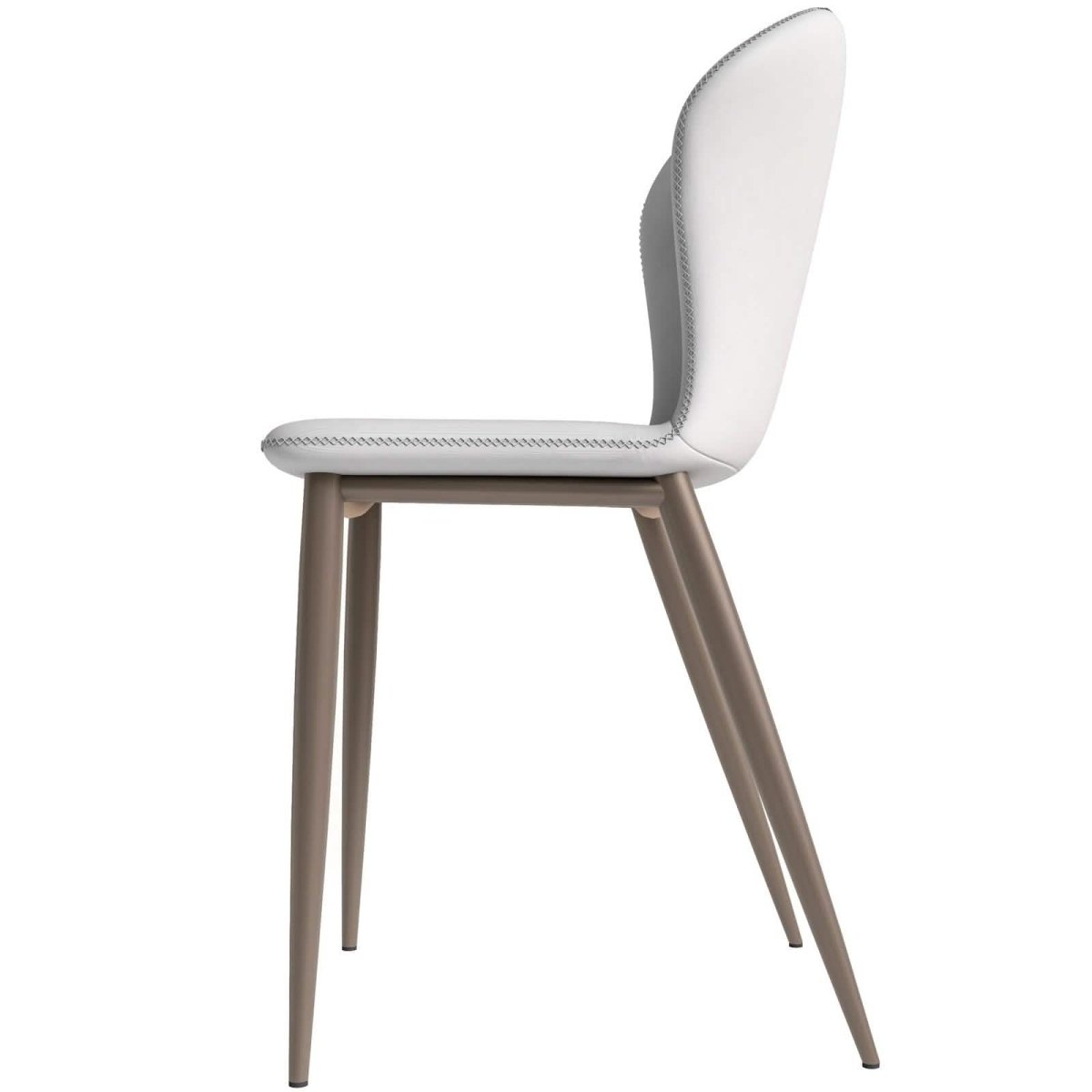 Leisuremod Dining Chair Mosaic Dining Chair Upholstered Fabric Foam Cushioned Chair with Metal Legs