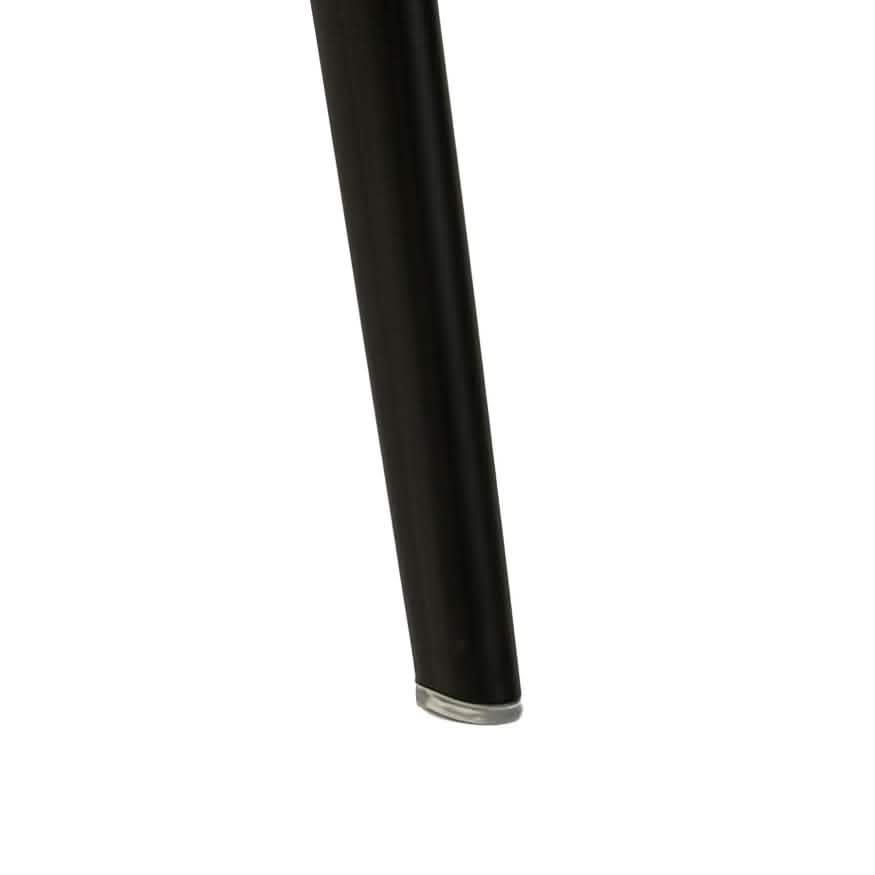 Savor Dining Chair in Leather/Polyester with Curved and Open-Back Design Taupe Dining Chair Leisuremod