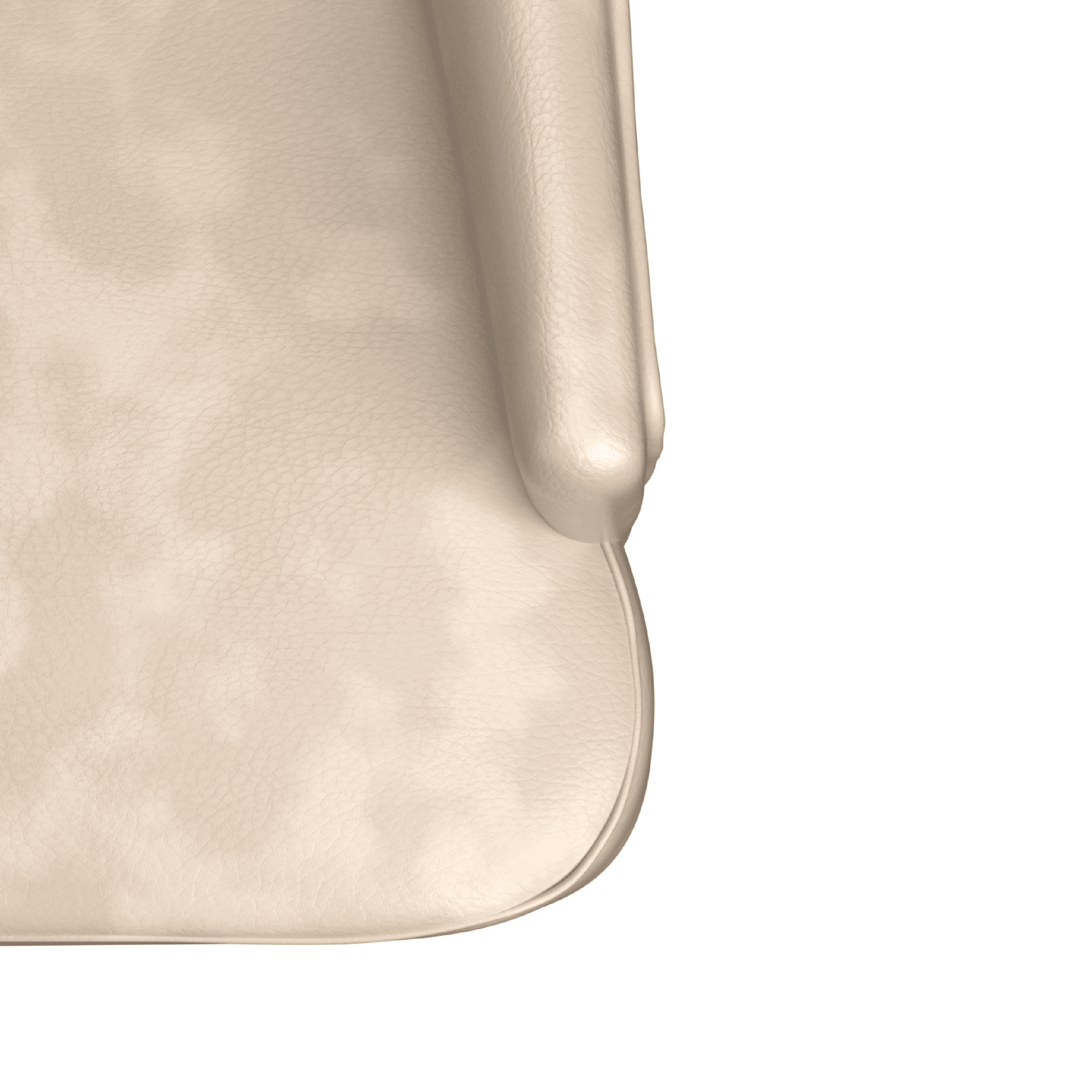 Spruce Dining Chair in Leather/Velvet with Diamond-Tufted Design and Rubberwood Legs Taupe Dining Chair Leisuremod