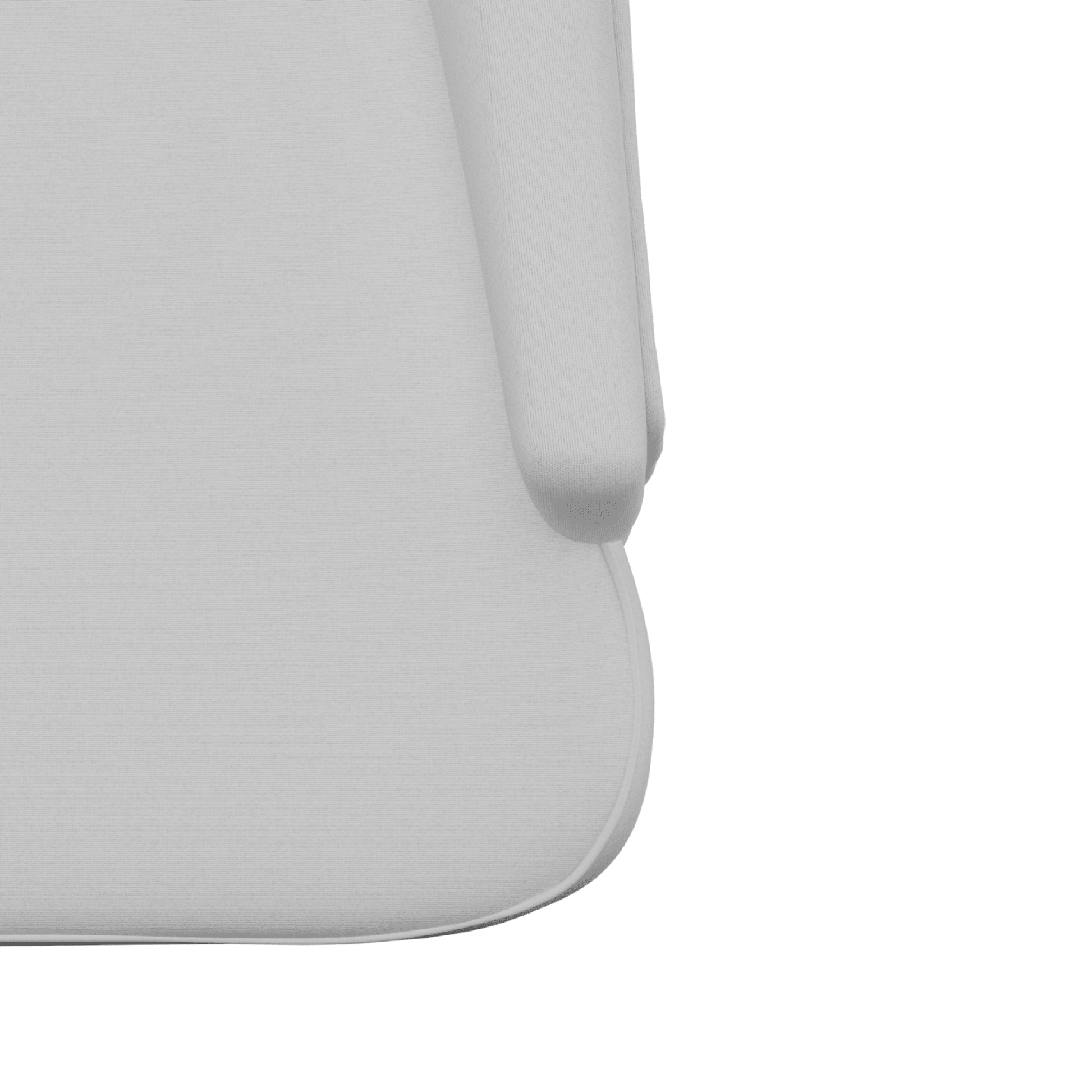 Spruce Dining Chair in Leather/Velvet with Diamond-Tufted Design and Rubberwood Legs Light Grey Dining Chair Leisuremod