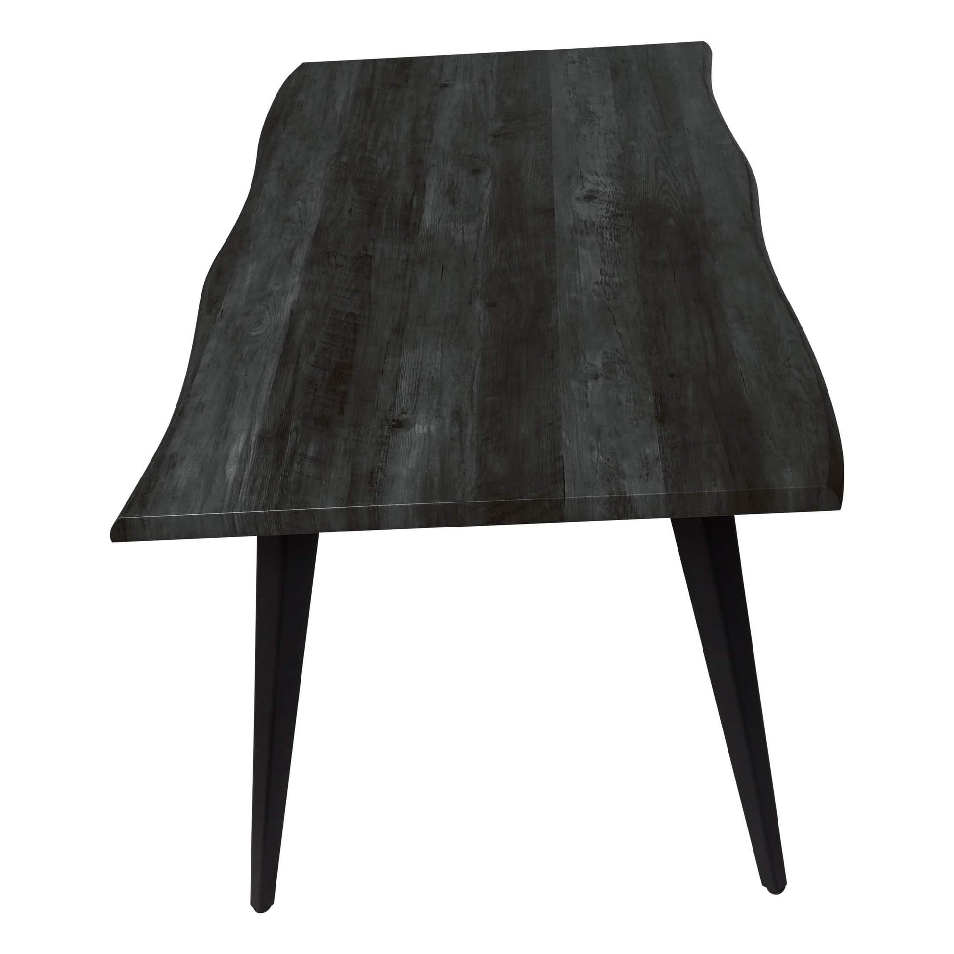 Ravenna 7-Piece Dining Set with 63” Rectangular Table and 6-Piece Velvet Arm Chairs Dining Set Leisuremod