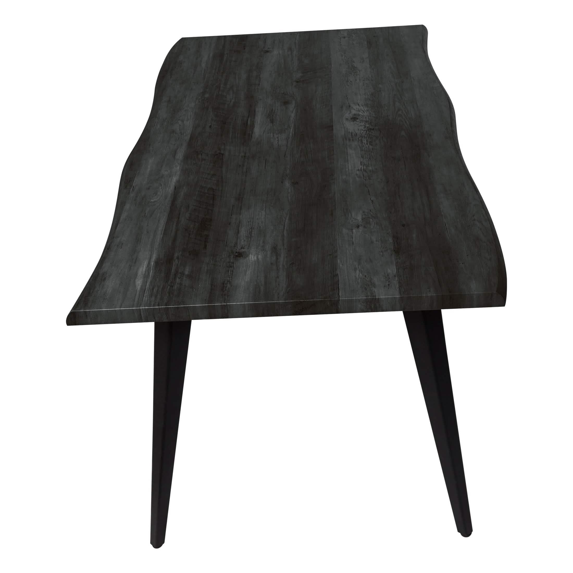 Ravenna 7-Piece Dining Set with 63” Rectangular Table and 6-Piece Velvet Arm Chairs Dining Set Leisuremod