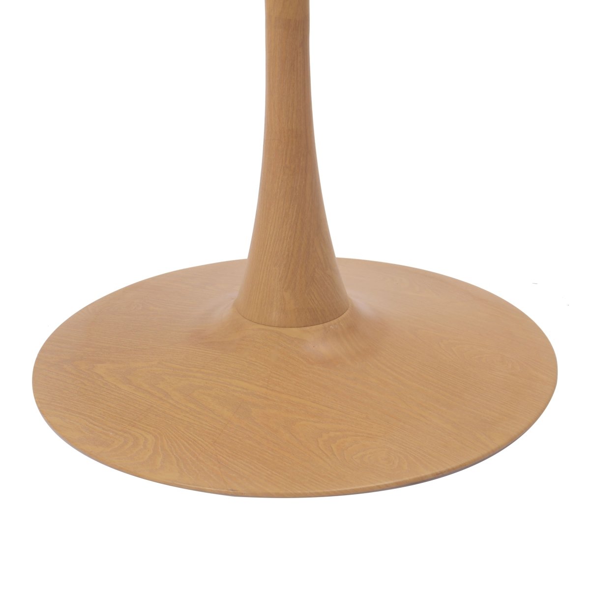 Leisuremod Dining Table Bristol 24"/27"/31" Round Dining Table Wood Transfer Cherry/Natural/Walnut Base with MDF Table Top