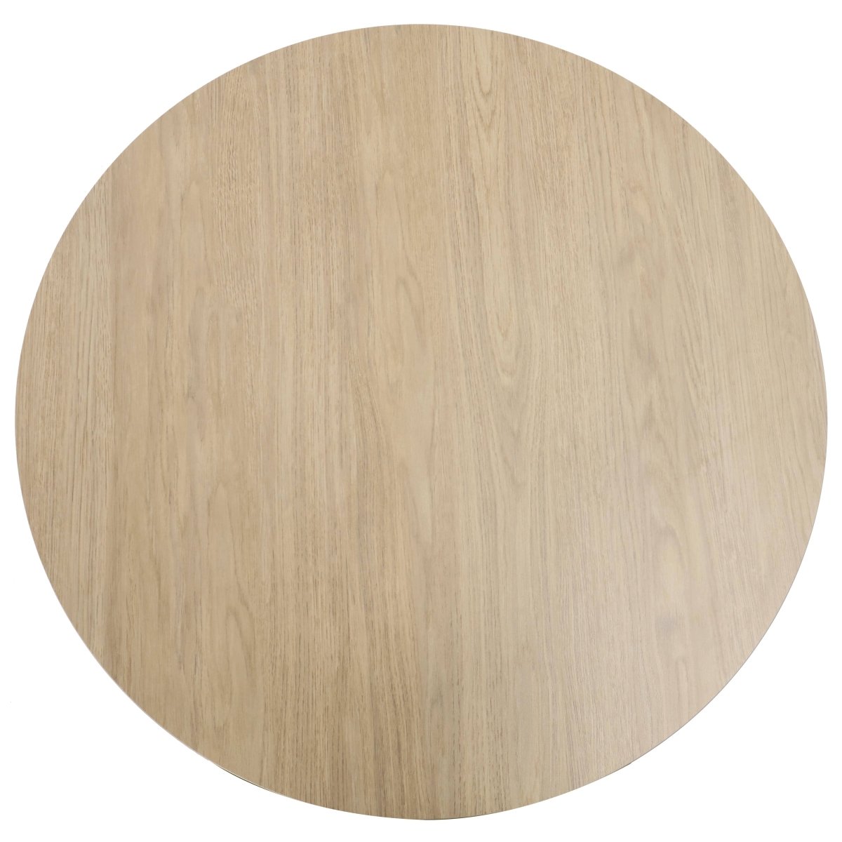 Leisuremod Dining Table Bristol 35"/36"/40" Round Dining Table Wood Transfer Cherry/Natural/Walnut Base with MDF Table Top