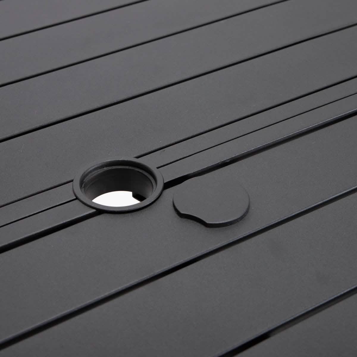 Chelsea 48" & 60" Round Outdoor Aluminum Dining Table For Patio 60 inch Dining Table Leisuremod