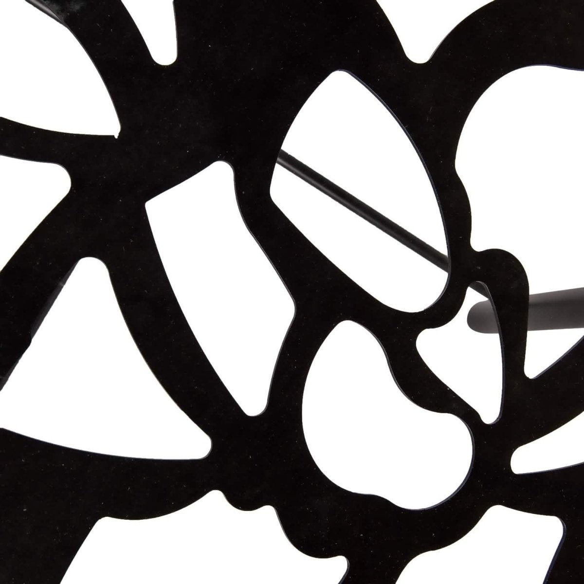 Devon Tree Design Glass Top Aluminum Base Indoor Outdoor 47.25" Dining Table White Dining Table Leisuremod