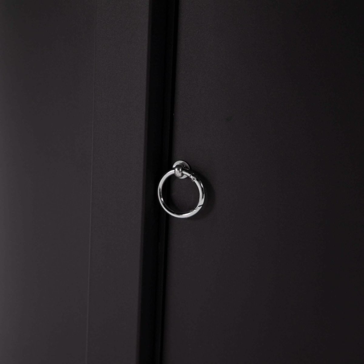 Walbrooke Modern Round Tank Holder Table with Tempered Glass Top and Powder Coated Aluminum Slats/Non Slats Design Non Slats Black Fire Pits Leisuremod