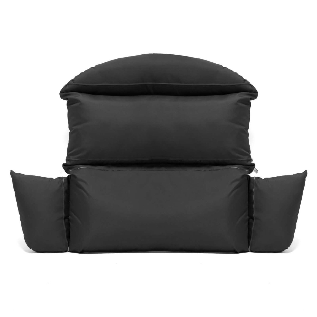 Hanging 2 person Egg Swing Cushion Taupe Leisuremod