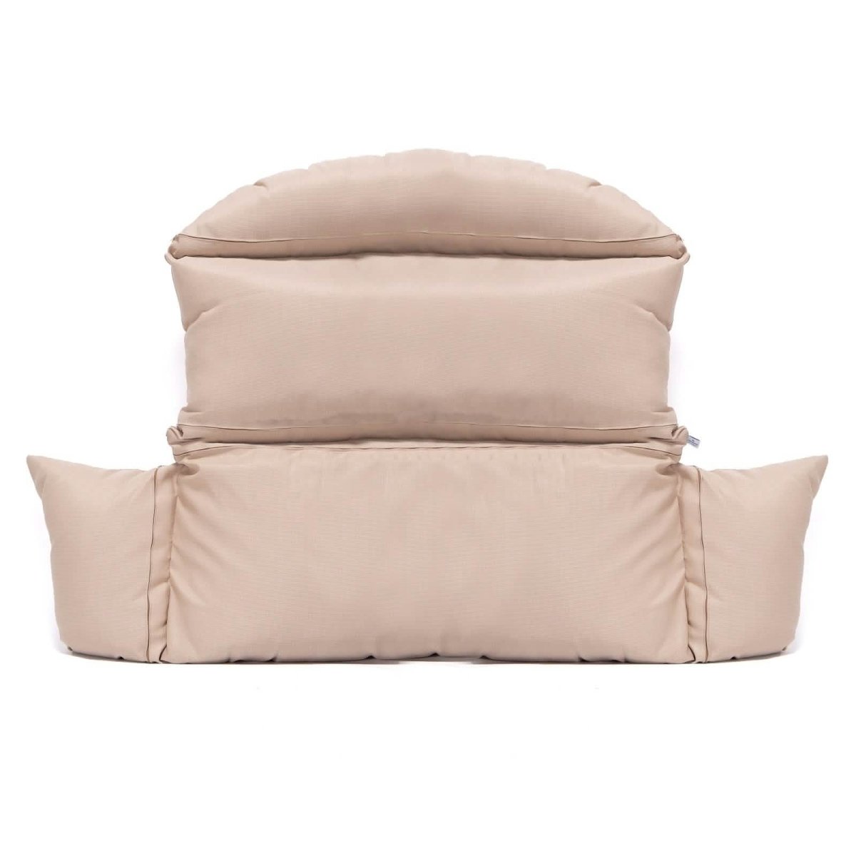 Hanging 2 person Egg Swing Cushion Taupe Leisuremod