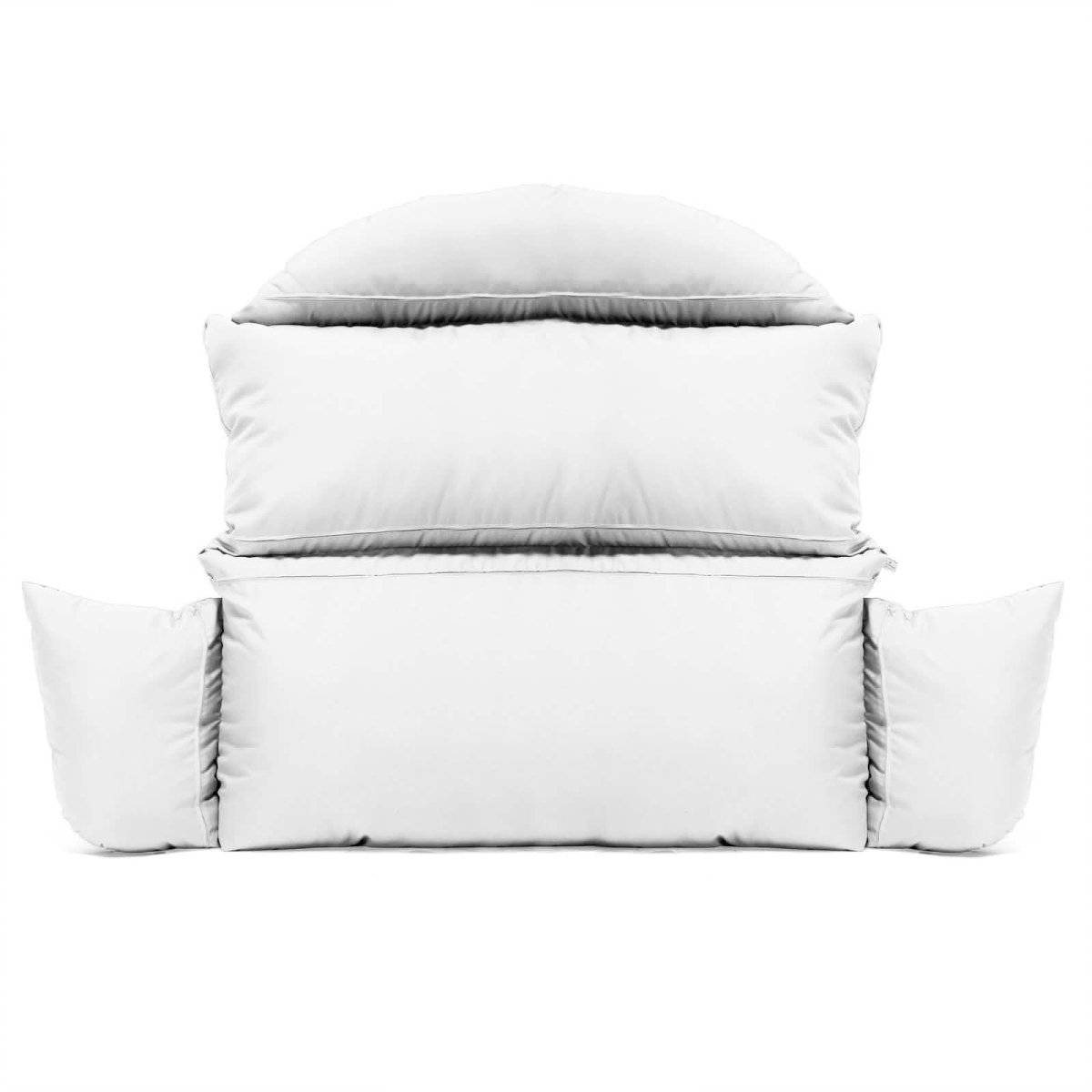 Hanging 2 person Egg Swing Cushion Taupe Leisuremod