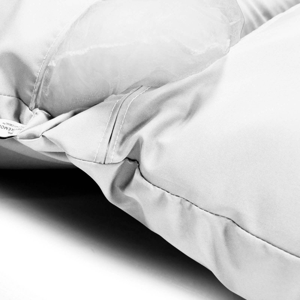 Hanging 2 person Egg Swing Cushion Taupe Leisuremod