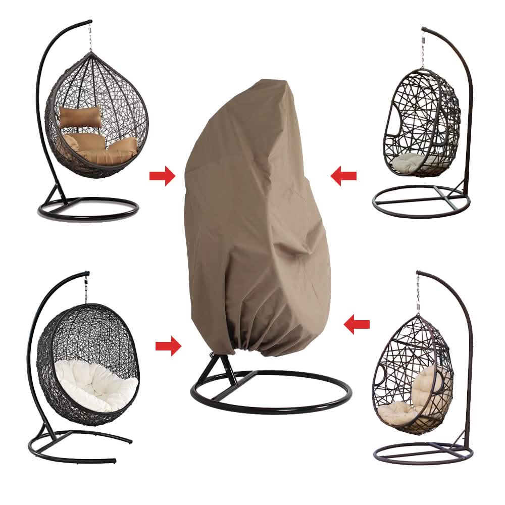 Hanging Single Egg Swing Chair Cover Leisuremod