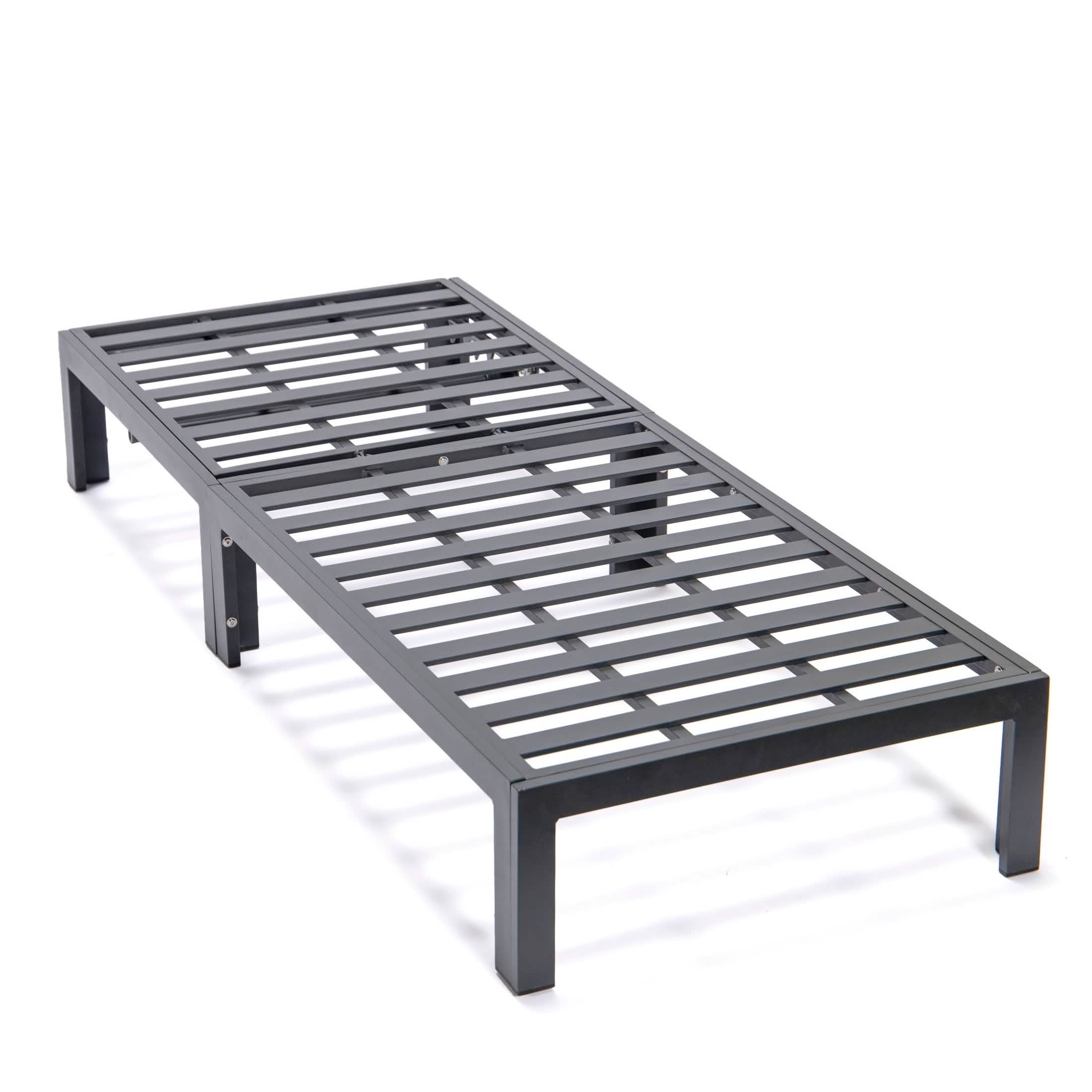 Chelsea Aluminum Outdoor Chaise Lounge Chair with Removable Cushions Black Light Grey Lounge Chair Leisuremod