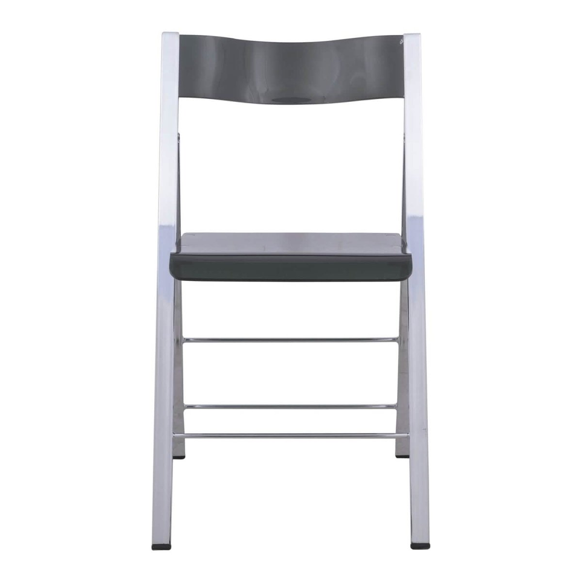 Menno Modern Acrylic Folding Chair Red Leisuremod