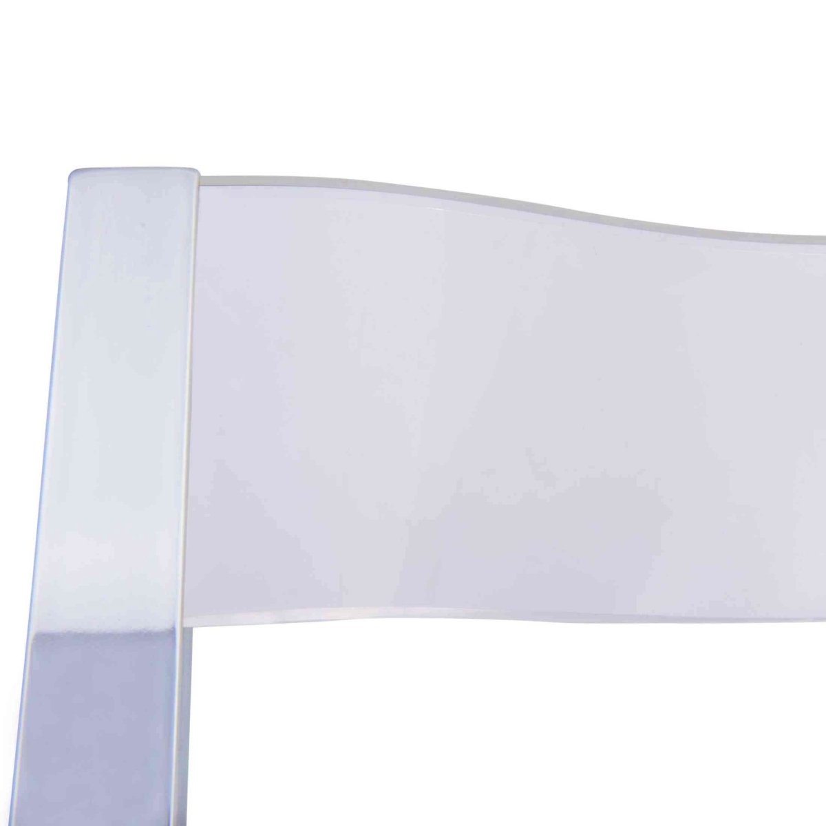 Menno Modern Acrylic Folding Chair Leisuremod