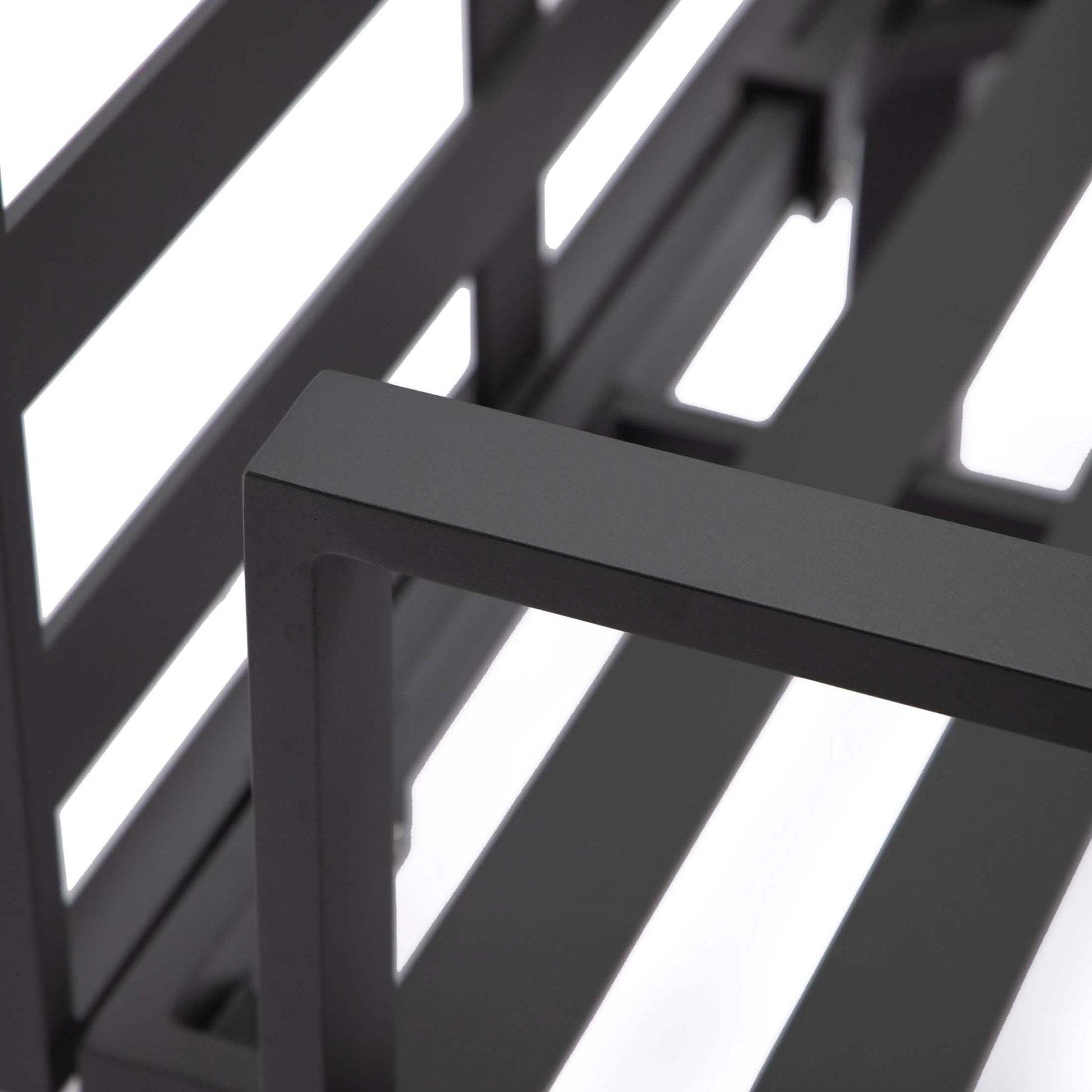 Hamilton 4-Piece Patio Chair Upholstered in Polyester and Powder Coated Aluminum Frame Green Patio Chair Set Leisuremod