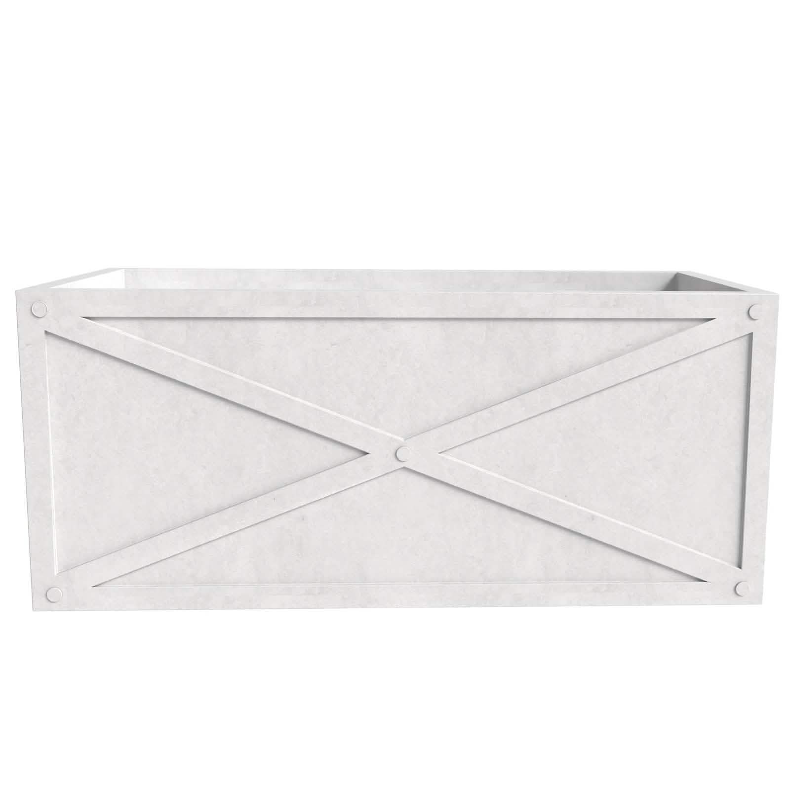 Leisuremod Planter Bonsai Fiberglass and Clay Planter - Rectangular Weather-Resistant Planter Box with Drainage Holes
