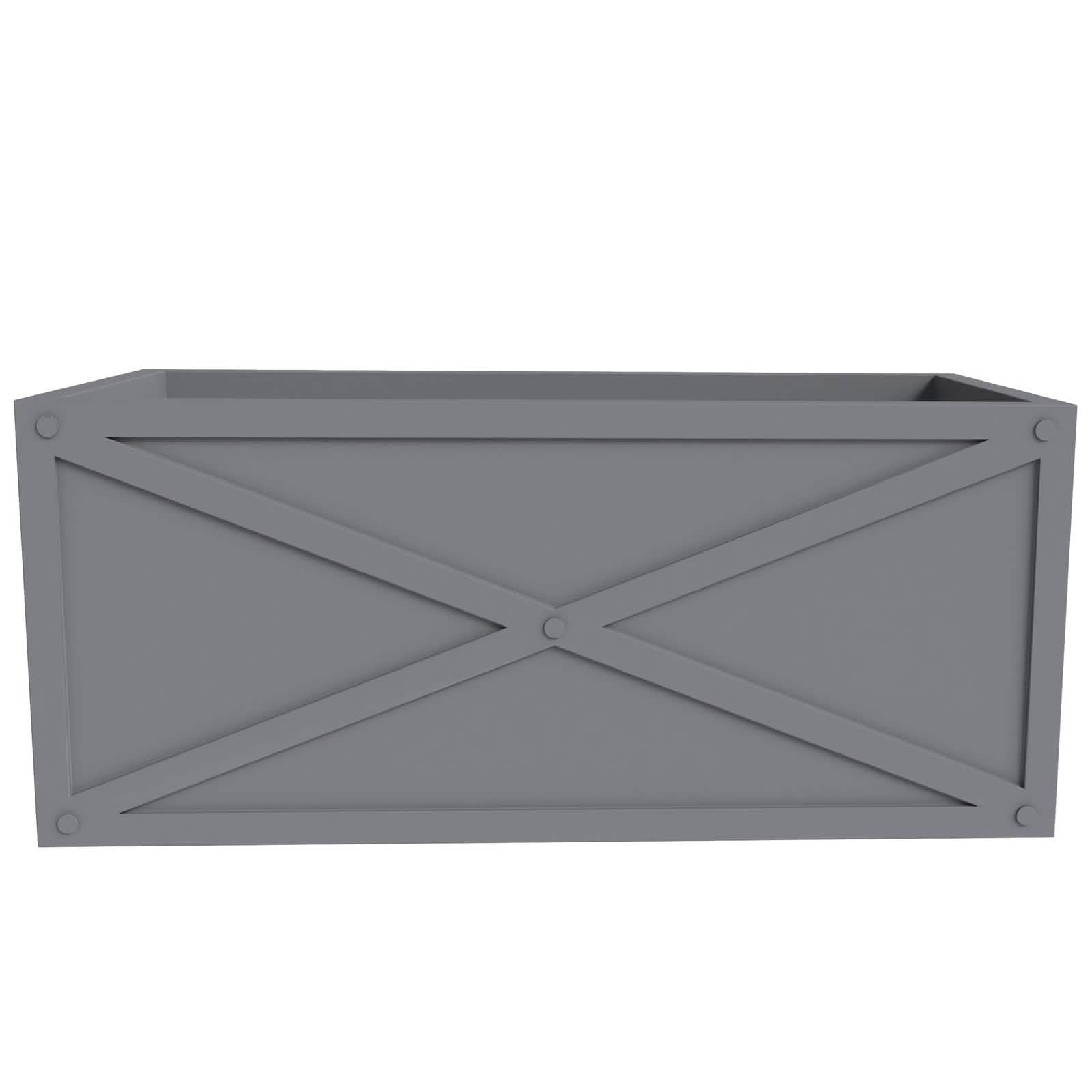 Leisuremod Planter Bonsai Fiberglass and Clay Planter - Rectangular Weather-Resistant Planter Box with Drainage Holes