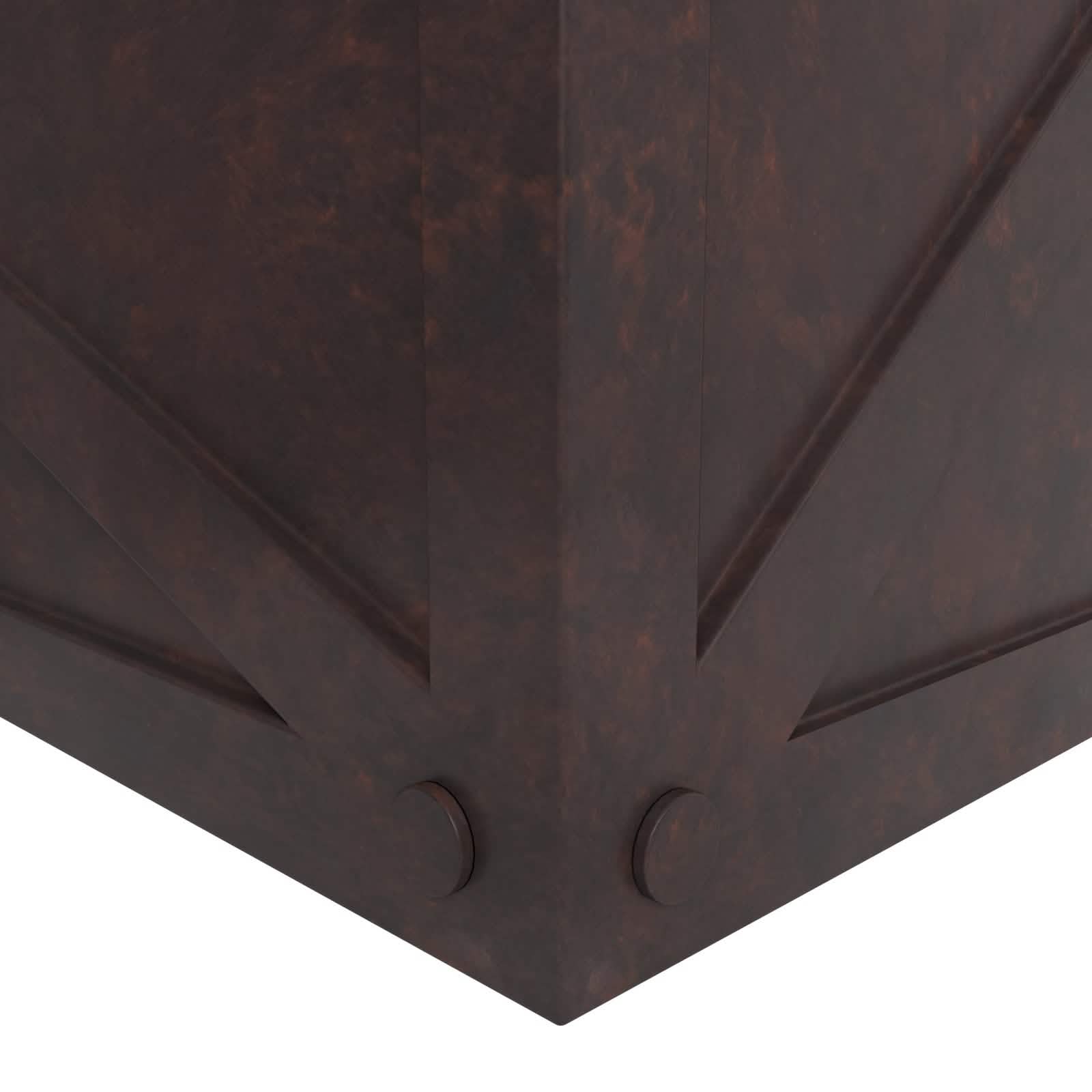 Leisuremod Planter Bonsai Fiberglass and Clay Planter - Rectangular Weather-Resistant Planter Box with Drainage Holes