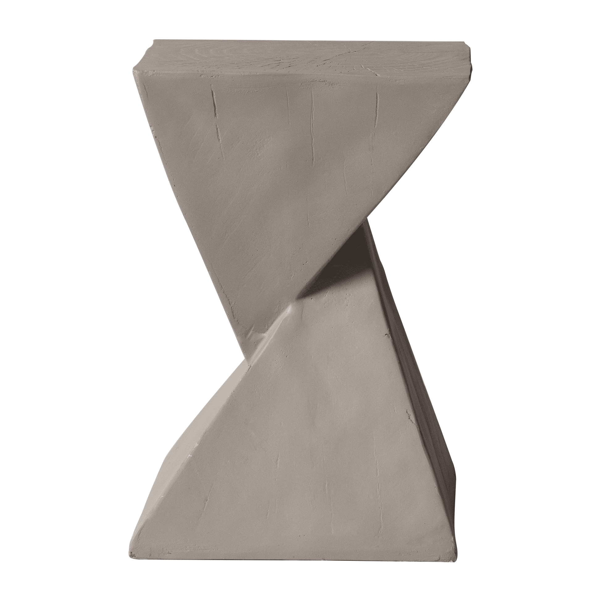 Glint Side Table in Fiberstone Square Accent Table Side Table LeisureMod