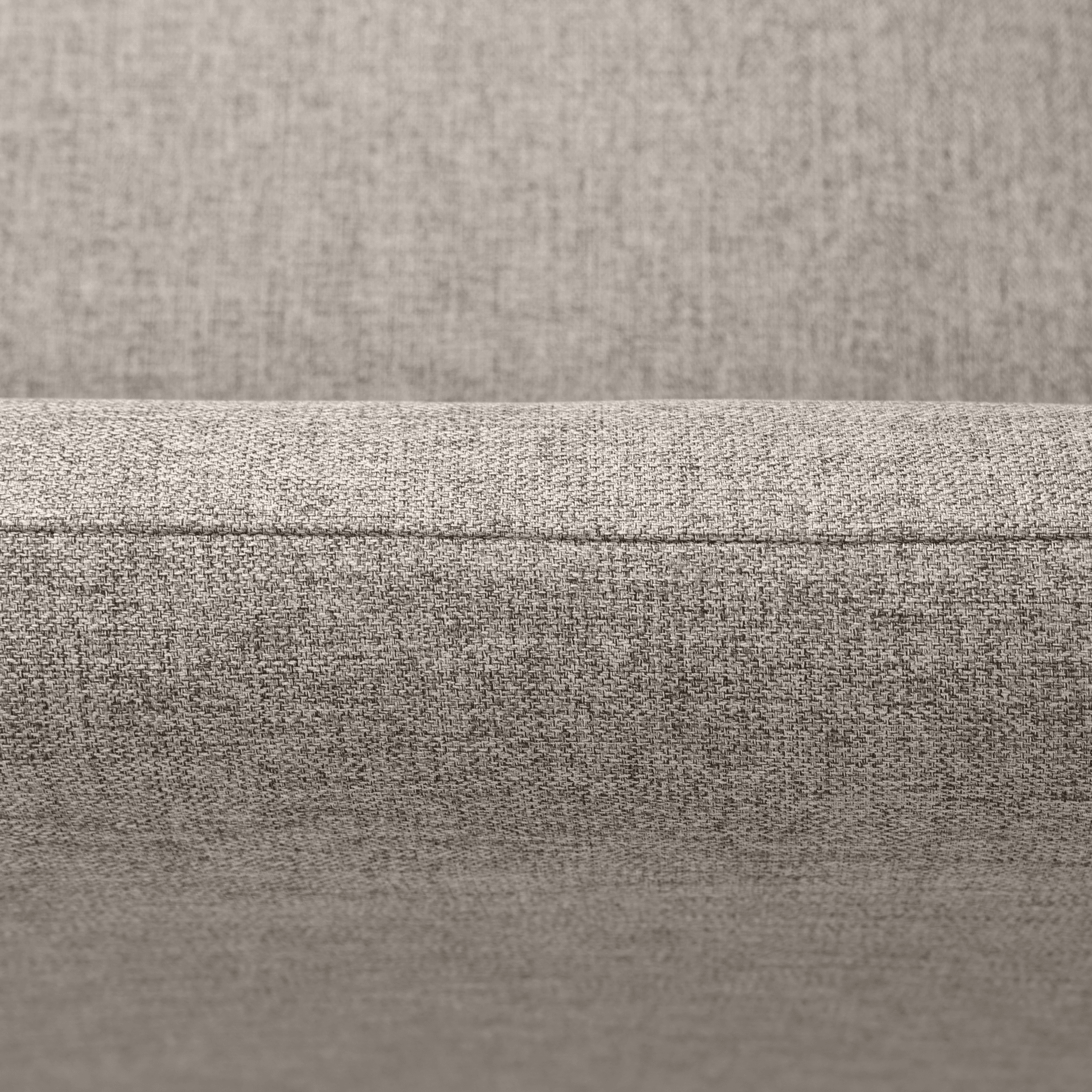 Nyta Accent Chair Upholstered in Linen/Boucle with Pine Wood Frame Grey Linen Sofa Leisuremod
