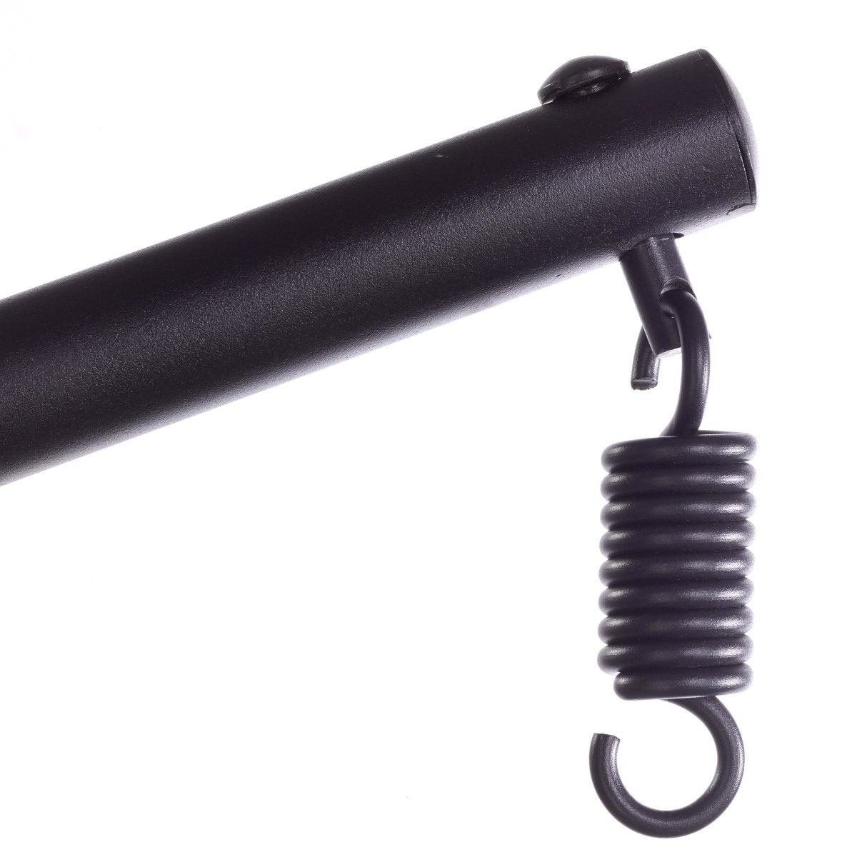 Summit Outdoor Single Person Egg Swing Chair in Grey/Black/Brown Steel Frame With Removable Cushions Charcoal Leisuremod