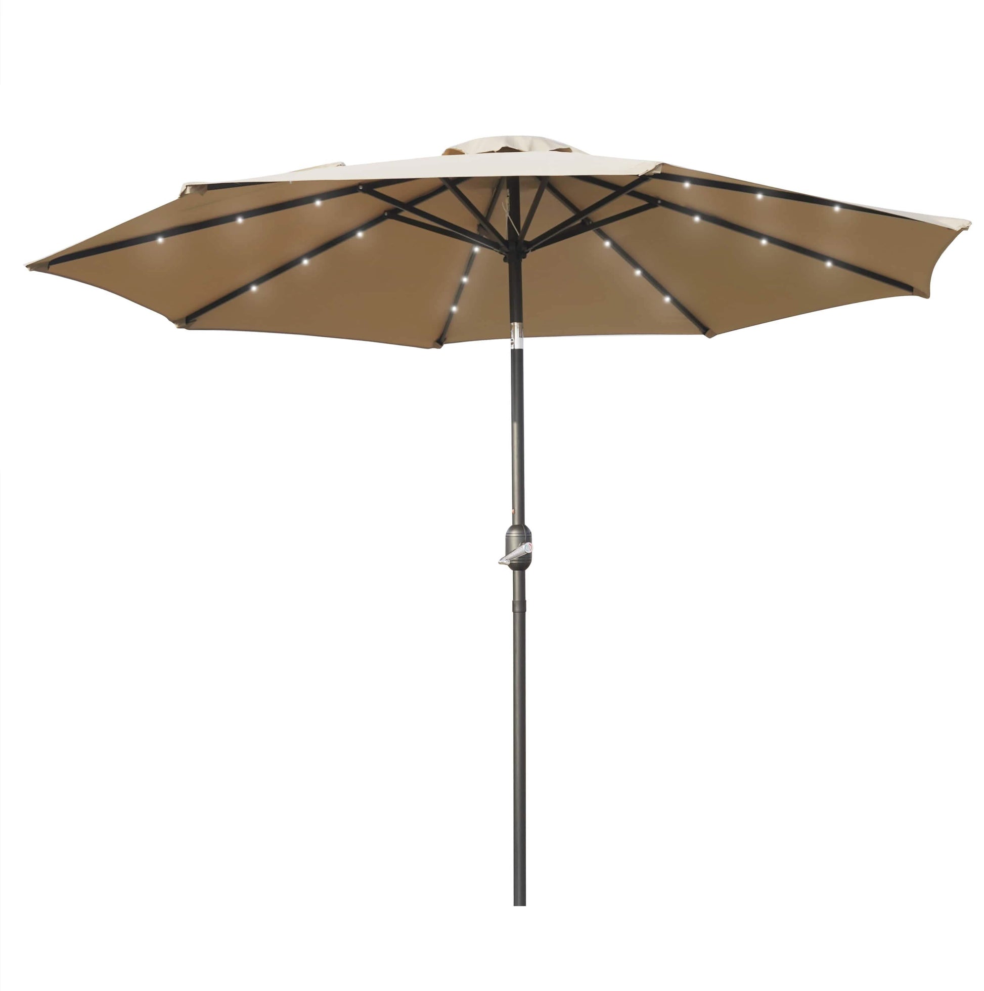 Sierra Outdoor Patio Umbrella with Base Umbrella Leisuremod