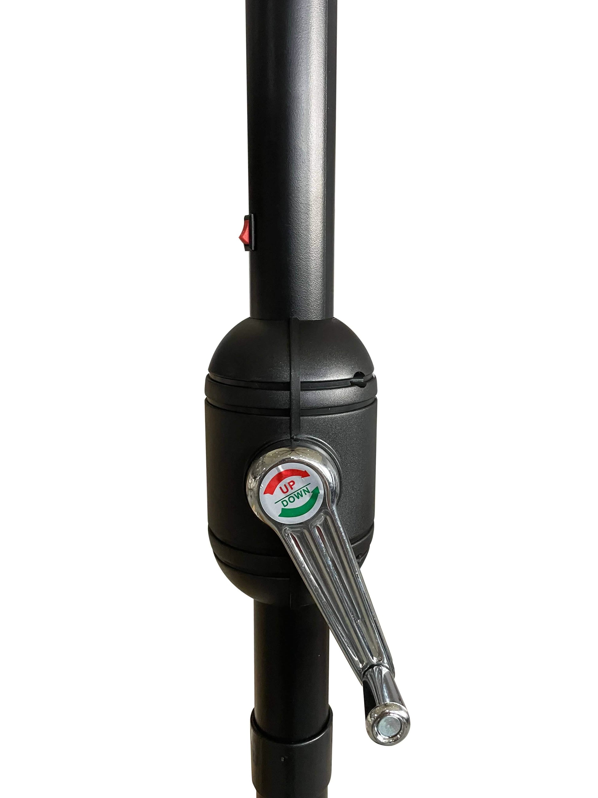 Sierra Outdoor Patio Umbrella with Base Umbrella Leisuremod