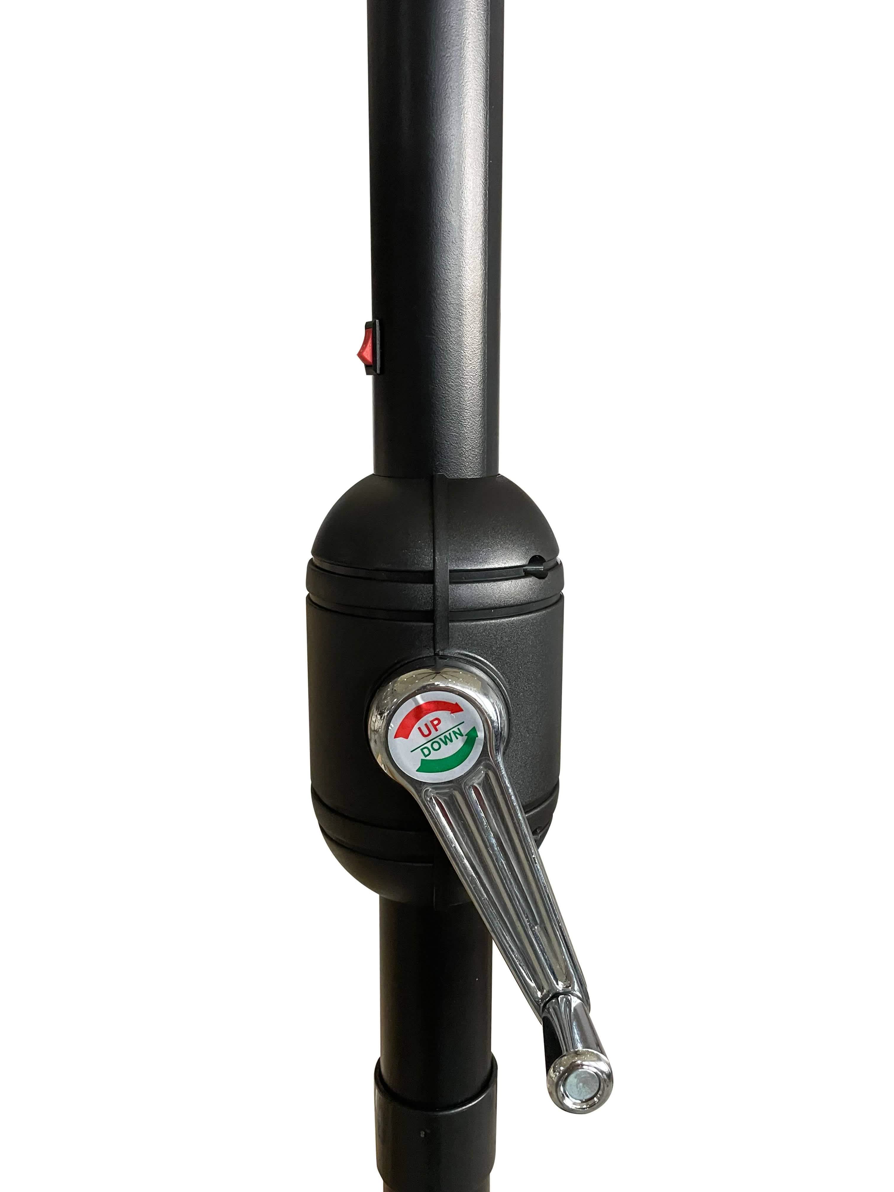 Sierra Outdoor Patio Umbrella with Base Umbrella Leisuremod