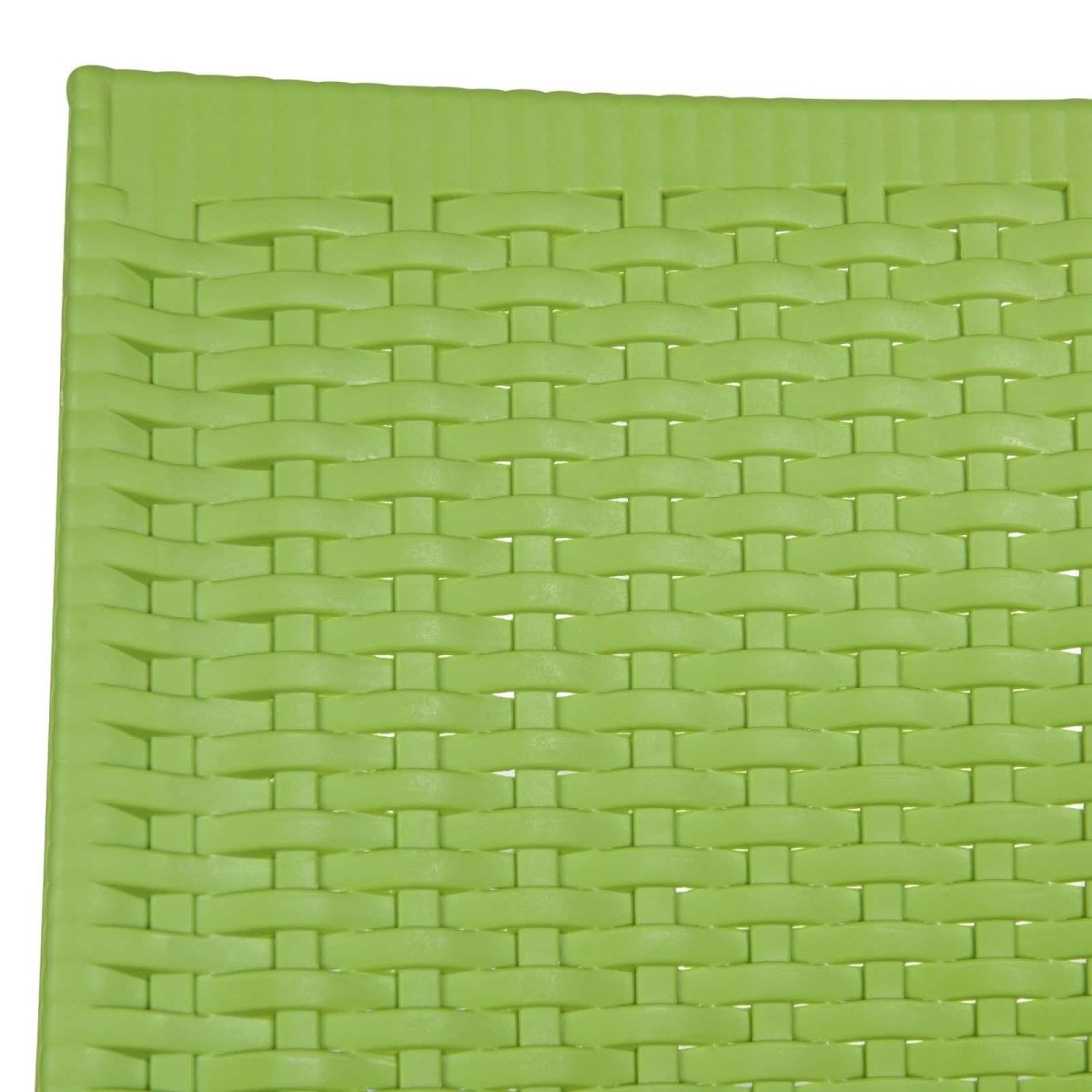 Weave Mace Indoor/Outdoor Chair (With Arms) White Leisuremod