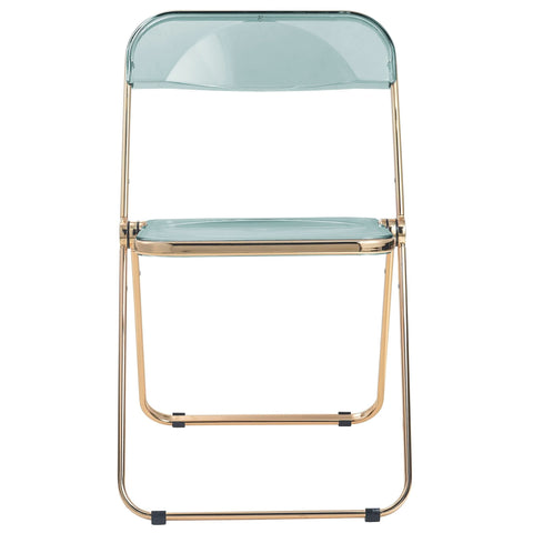 Lawrence Acrylic Folding Chair With Metal Frame