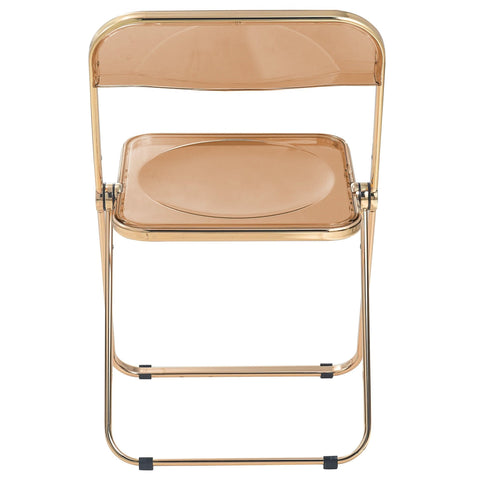 Lawrence Acrylic Folding Chair With Metal Frame