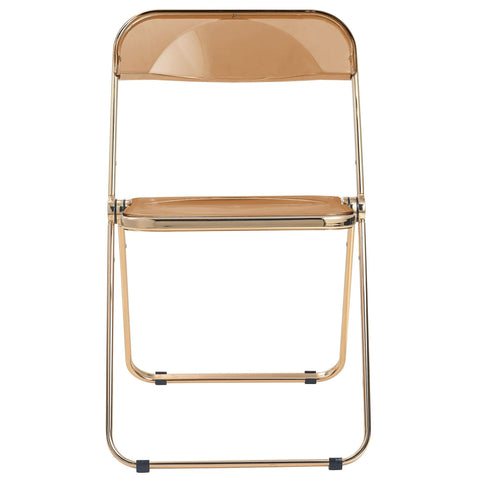 Lawrence Acrylic Folding Chair With Metal Frame