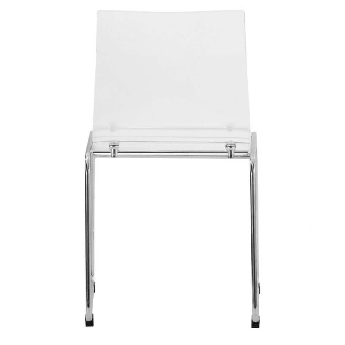 Lima Modern Acrylic Chair Set of 4