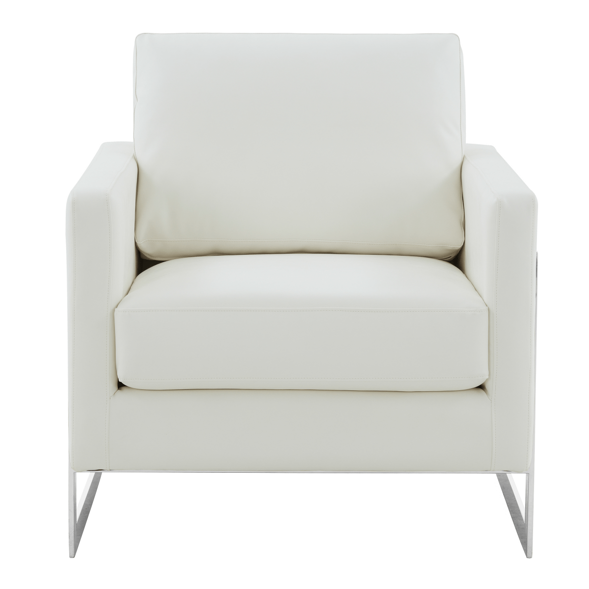Lincoln Modern Upholstered in Fabric Accent Armchair With Gold/Black/White Metal Frame