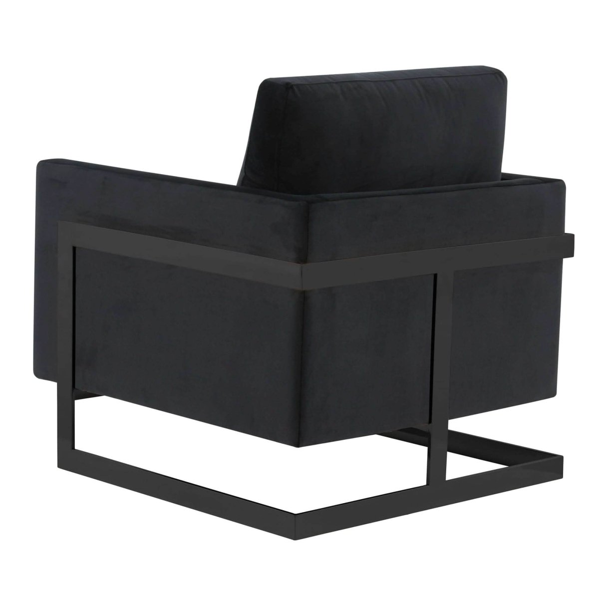 Lincoln Modern Upholstered in Fabric Accent Armchair With Gold/Black/White Metal Frame