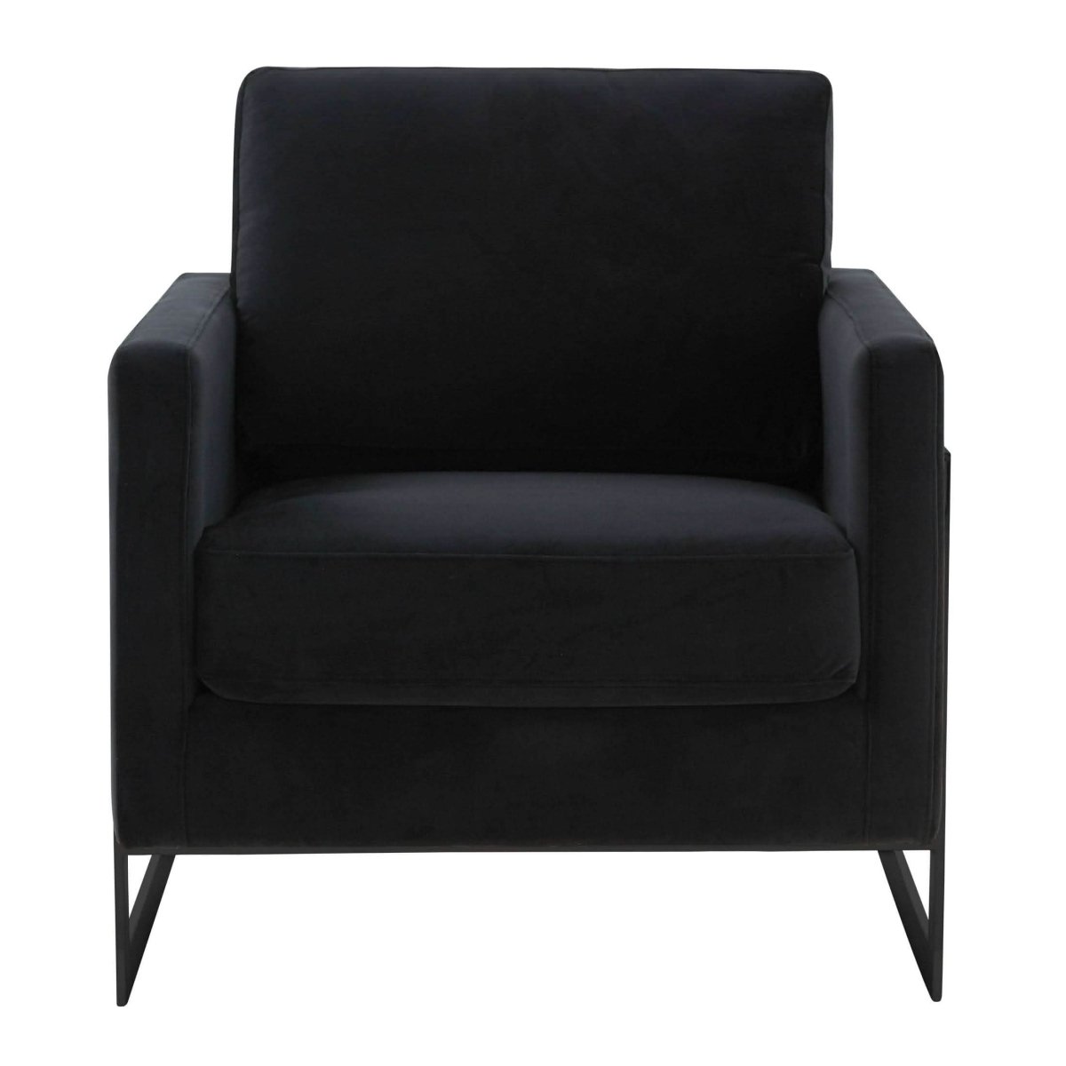 Lincoln Modern Upholstered in Fabric Accent Armchair With Gold/Black/White Metal Frame