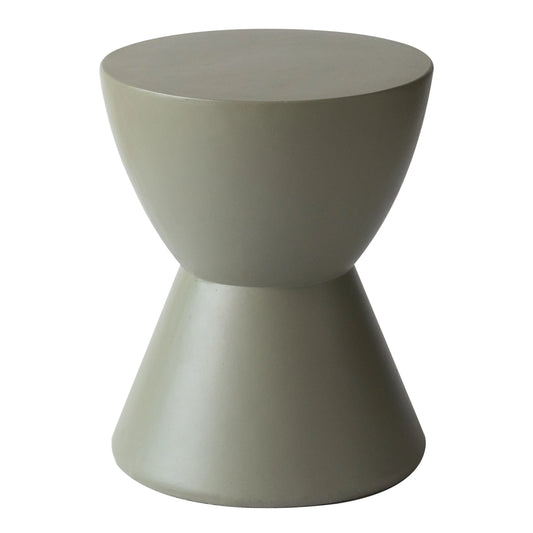 LeisureMod Loft Collection Fiberglass Outdoor Side Table