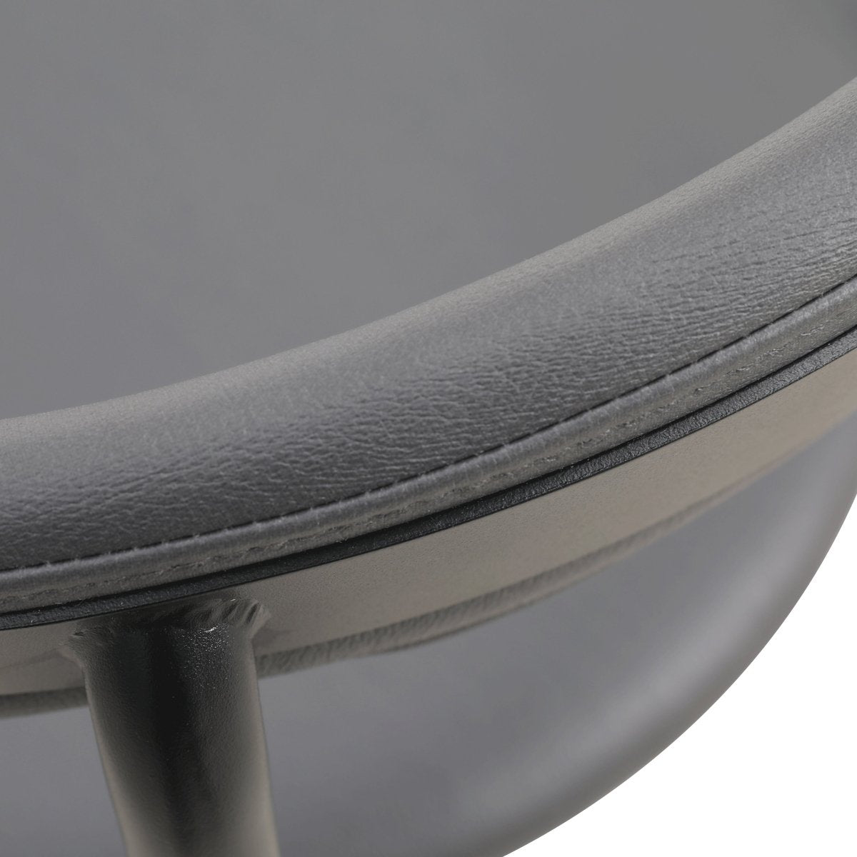 Lume Modern Dining Chair Upholstered in Polyester with Metal Legs