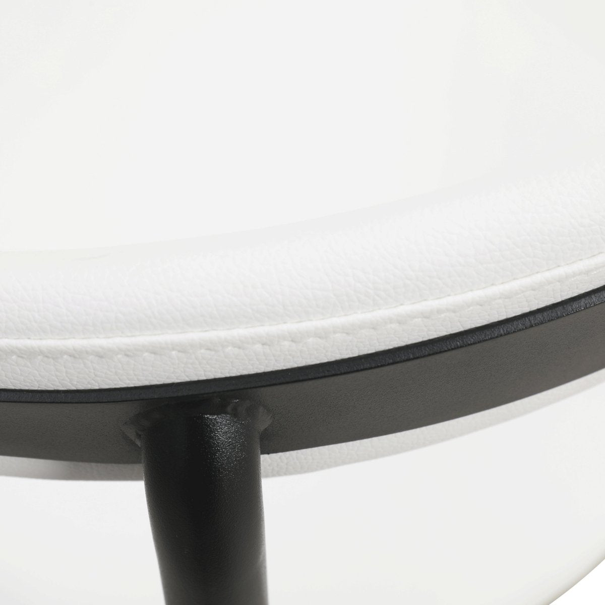 Lume Modern Dining Chair Upholstered in Polyester with Metal Legs