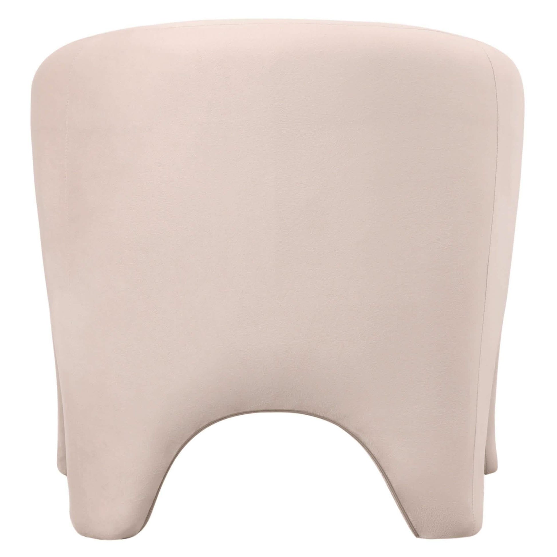 Lylo Accent Arm Chair Upholstered in Boucle/Velvet with Barrel Back Design