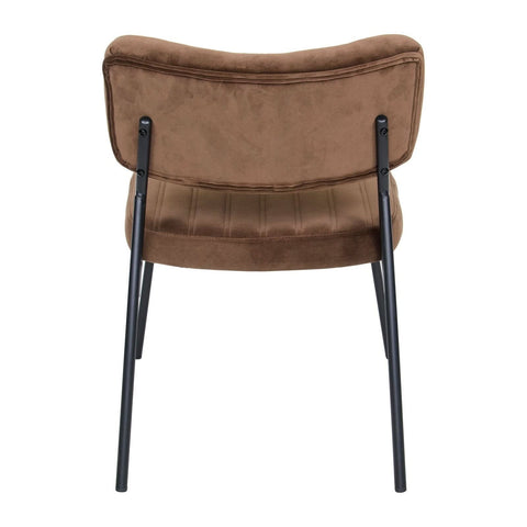 Marilane Velvet Accent Chair With Metal Frame Set of 2