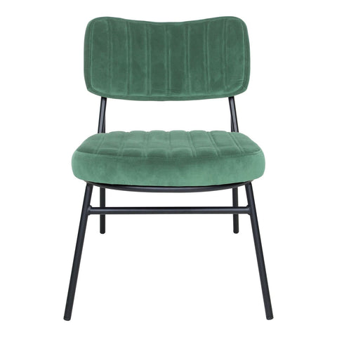 Marilane Velvet Accent Chair With Metal Frame Set of 2