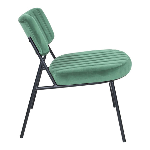 Marilane Velvet Accent Chair With Metal Frame Set of 2