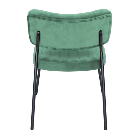 Marilane Velvet Accent Chair With Metal Frame Set of 2