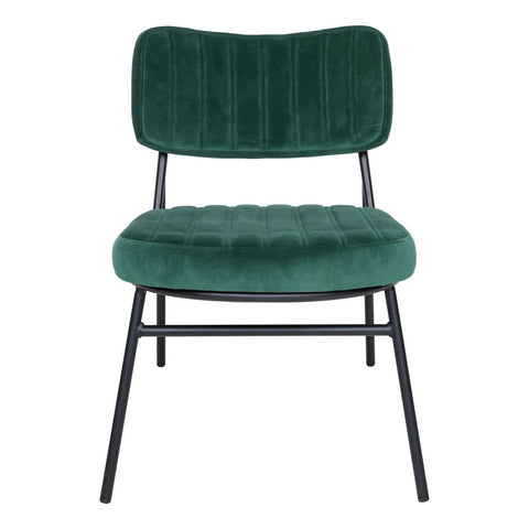Marilane Velvet Accent Chair With Metal Frame Set of 2